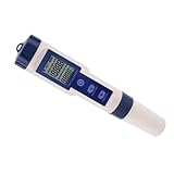 PRETYZOOM Medidor Digital de Salinidad Agua Salada Resistente al Agua Comprobador Profesional para Piscinas Acuarios y Acuicultura Instrumento de Alta Precisión para Laboratorio y Tanque de
