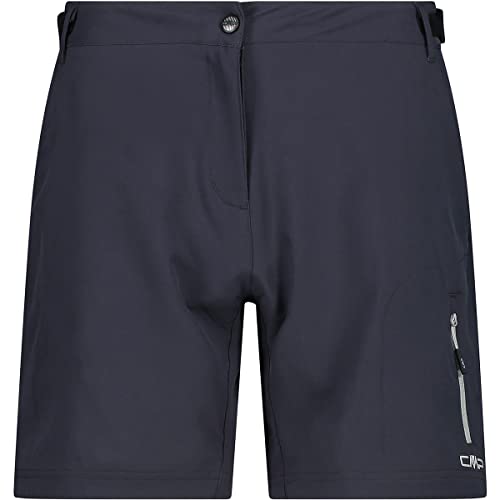 CMP Damen Pantalones Cortos de Free Bike Con mesh interna Bermudashorts, Antracita, 38