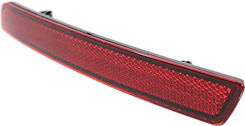 Evan Fischer Rear, Driver Side Bumper Reflector Compatible with 2013-2015 Chevrolet Malibu & 2016 Malibu Limited - GM1184106