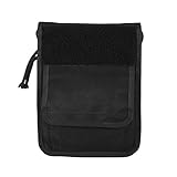 Tactical Notebook Covers Steno Field Pad Cover | Zippered Case for 6' x 9' Notepad | Tactical Organizer for Field Use, Durable Protection for Notes & Documents (Black)