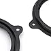 REAMTOP 6.5 Inch Black Plastic Speaker Adapter Bracket Ring for Nissan / Infiniti