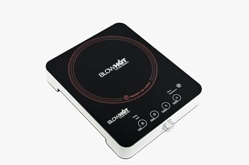 Image of BLOWHOT BL 500 Grill Infrared Cooker 2200 Watt, Infrared Cooktop with Mesh Tray | Electric Grill Cooker | Fast Heating Cook Top, Suitable for All Flat Bottom Utensils | 1 Year Warranty