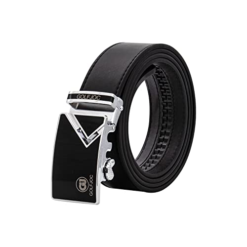 Ceinture en cuir pour homme ajustable sans trou pour stopper l'inconfort au niveau de la taille