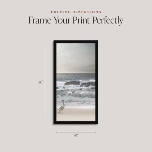 Image of Americanflat 18x36 Poster Frame - Engineered Wood - Black