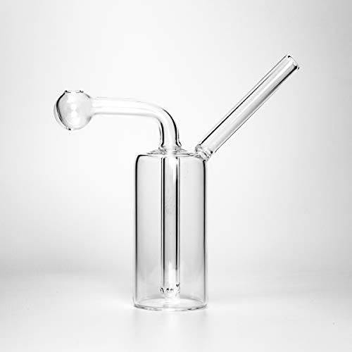 PINGZHI 12CM Silent Glass Bong Pipe Glaspfeife Crackpfeife ölpfeife Dab Rig Glass Pipe Oil Burner Dab Bong Oil Bong Bong… – Bild 6
