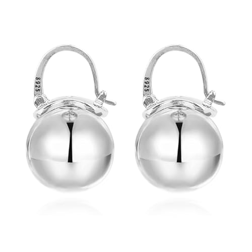 OwMell Elegant 925 Sterling Silver Pearl Drop Dang...