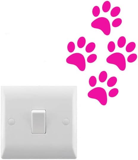 Miniatura 4 de Paquete de 6 calcomanías lindas de pata de gato, perro, animal, paquete de calcomanías, calcomanías para laptop, calcomanías para botella de agua,