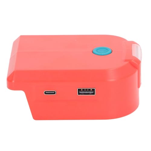 Adaptateur de chargeur de batterie USB avec flux LED réglable pour travaux et bivouac