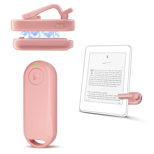 CoBak Remote Control Page Turner for Kindle Paperwhite Ipad Reading Kobo Comics/Novels Tablets Taking Photos Camera Video Recording Remote Triggers, Ultra-Long-Lasting Page Turner