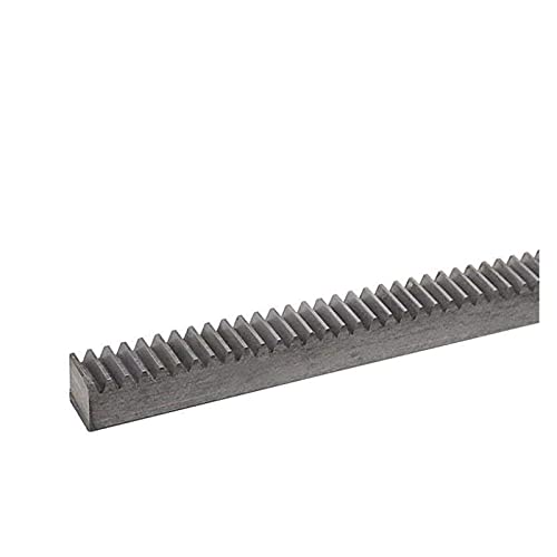 UTEYEEW 2 Mod Spur Gear Rack Right Teeth 20 * 20 Length 1000mm Linear Guides Steel CNC Parts Modulus 2 (Color : Without Holes, Guide Length : 1000mm)