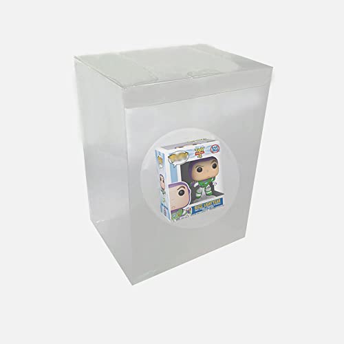 WiCareYo Protecteur de boîte pour Figurines 4 ", étui de Protection en Plastique Housse de Protection Transparente pour Figurines 4 Pouces en Vinyle, 10 pièces Cover