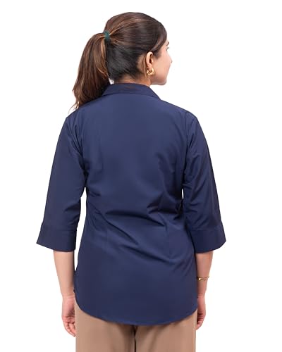 Image of ESTA Women 3 /4 Sleeve Stylish Western Official Formal Shirts Regular fit Shirts for Women
