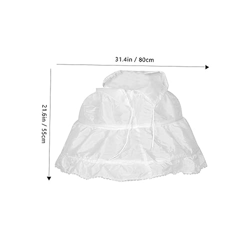 Boys and Girls Wedding Gown under Dress Tulle Underskirt Hoop Skirt Dress Slip2