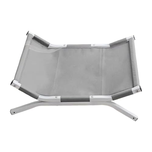 Generic 猫用ラウンジチェア 小型犬用ラウンジチェア ペット寝床 猫高床式ベッド 小動物, Grey L