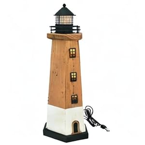 Woodenlighthousedecorwithlightnauticaltabletopcenterpiecebeachthemeddecorationdecorativelighttowerwoodcoastalfigurineindooroutdoorpartydecoroceanornamentbrown  Urban Country Home Decor Wooden lighthouse decor with light nautical tabletop centerpiece beach themed decoration decorative light tower wood coastal figurine indoor outdoor party decor ocean ornament brown  urban country home decor