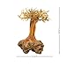 Awawood 3-Pack Bonsai Driftwood Aquarium Trees on Rock 3RS (4