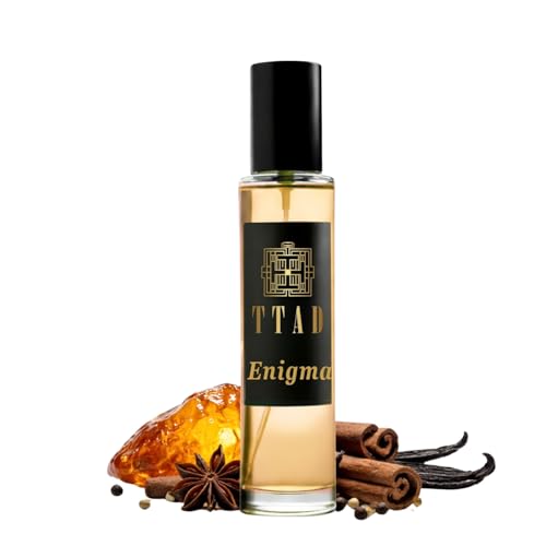 Image of TTAD Enigma Luxury Perfume for Men 30ml | Long Lasting Sweet Spicy Woody Eau De Parfum | Whiskey & Spicy Notes with Oudh, Sandalwood, Patchouli & Leather | Premium Evening Fragrance for Men