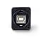 Switchcraft EHUSBBABX USB-B to USB-A Feedthru Panel Mount Jack, Black Finish