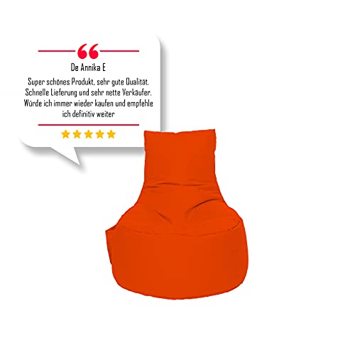 ZainBag.de - Gamer Sitzsack mit Seitentasche - Bodenkissen – Sitzkissen - Erwachsene & Kinder - Wasserfest - Hochwertige… – Bild 4