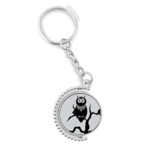 Anneau porte-keyholder hibou Halloween, idée cadeau pour trousseau de clés