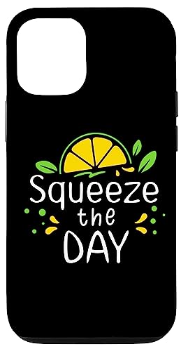 Lemon Coffee Squeeze the Day Sign,When Life Gives You Lemons �X�}�z�P�[�X iPhone 12/12 Pro �p