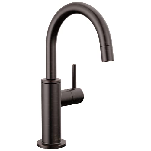 Image of Delta Contemporary Beverage Dispenser Faucet, Oil Rubbed Bronze Drinking Water Kitchen Sink Faucet, Venetian Bronze 1930-RB-DST