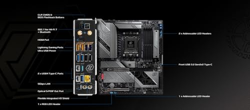 Image of ASRock AMD X870E Taichi Lite Ryzen Socket AM5 DDR5 DIMMs 8200 256 GB X870 EATX Motherboard 5G LAN M.2 USB4 WiFi7