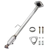 PULCHERFLOW Catalytic Converter Compatible with 2001 2002 2003 2004 2005 Honda Civic 1.7L Direct-Fit High Performance (EPA Compliant)