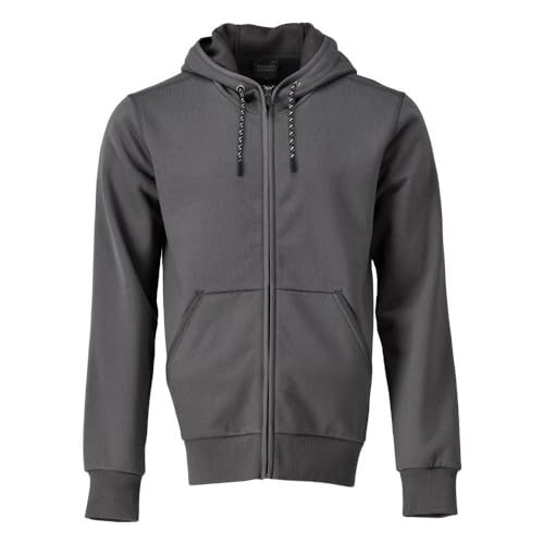 Sweat à capuche de travail MASCOT ample anti-froid pour artisan en taille 5XL gris