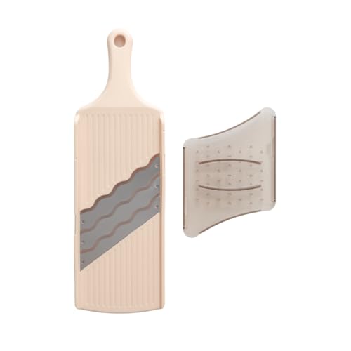 Arnest - Cortador de repollo japonés de mandolina – Cortador en juliana de 3 velocidades con soporte de seguridad, cuchillas de acero inoxidable, fácil de limpiar, rallador de verduras, cortador de