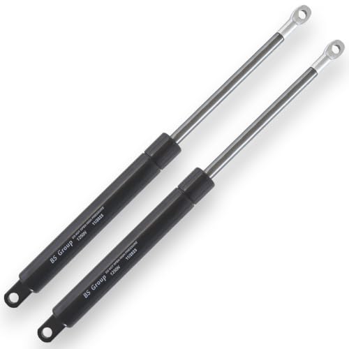 Ventadecolchones - Hidráulico De Gas Amortiguador para Canapé 1250 N | Canapés de 120 a 150 cm Ancho | Pack 2 Unidades
