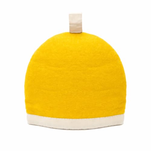 Image of Glaciart One Wool Teapot Cozy Kettle Cover | Dome Shaped Large Tea Cosy, Kettle or French Press | Handmade & Needle Felted from Natural Wool | Warms Up to 2 Hours | Great as Gift