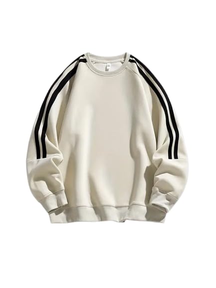 Trillion Solid Sweatshirt for Men (Polyester Blend | Regular Fit)