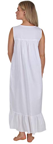 The 1 for U Naomi 100% Cotton Sleeveless Nightgowns for Women - XS - 3X2