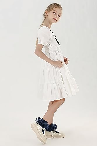 Baby Girls Cotton Double Lace Turn Cuff Socks with Big Ruffles for Infant Toddlers and Kids4