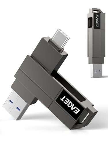 EAGET 64GB Dual USB-C and USB-A Flash Drive