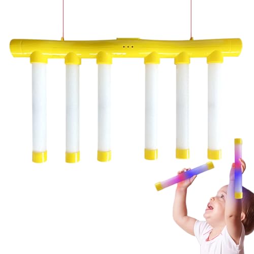 Uhngw Juego de Drop Stick, Juego de desafío de Velocidad de la Mano,Reflex Game Falling Sticks brillando en la Oscuridad | Juguete de Entrenamiento de coordinación de de Mano con música, Actividad