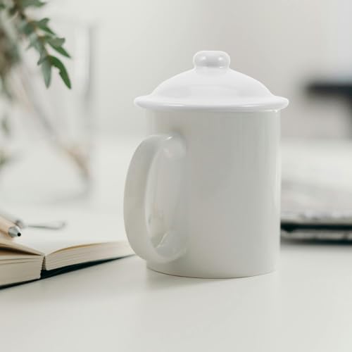 Tapas esmaltadas de teteras redondas Zerodeko para vajilla de té duradera 8