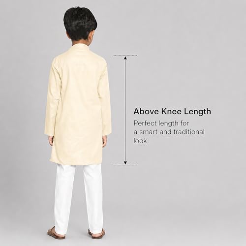 Image of Chandrakala Kids Kurta Set for Boys Indian Ethnic Wear (KK117-P)