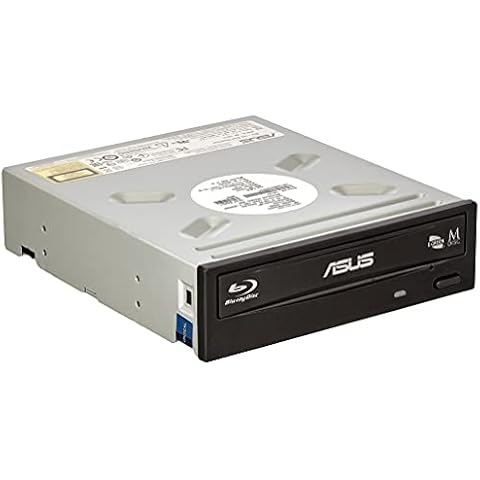 Asus BW-16D1HT Silent interner Blu-Ray Brenner (16x BD-R (SL), 12x BD-R (DL), 16x DVD±R), Bulk, BDXL, Sata, Schwarz Cover