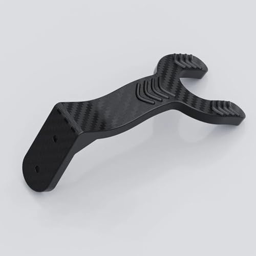 CashMuch Motorradhelm-Hakenleiste, Wandmontage, Helmhalter für Motorrad und Fahrrad, schwarzes ABS-Material, platzsparende Aufbewahrungslösung