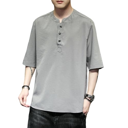 Chemise style chinois de luxe en soie glacée Hanfu chic homme
