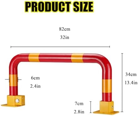 Lockable Folding Security Bollard Folding Parking Lock for Car Park Protection.Folding Parking Bollard, Anti-Theft Security Post, Cold Rolled Steel, Automatic Lock for Driveways and Parking image 4