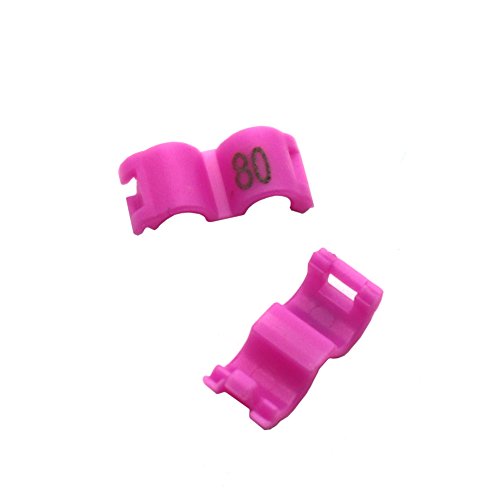 Adhere To Fly 100 Unidades Número 1 u0096 100 pájaros Clip Anillo 2,7 mm 3 mm 4 mm 4,5 mm 5 mm Multicolor Patas de plástico Anillos de Acacia pájaros Paloma Todos los Tipos de pájaros