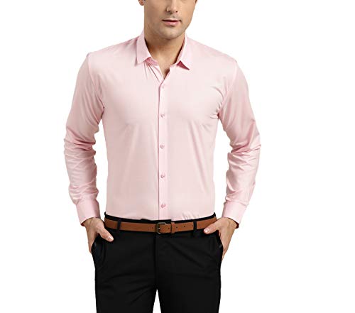 Image of SOJANYA Men's Cotton Solid Regular Fit Shirt