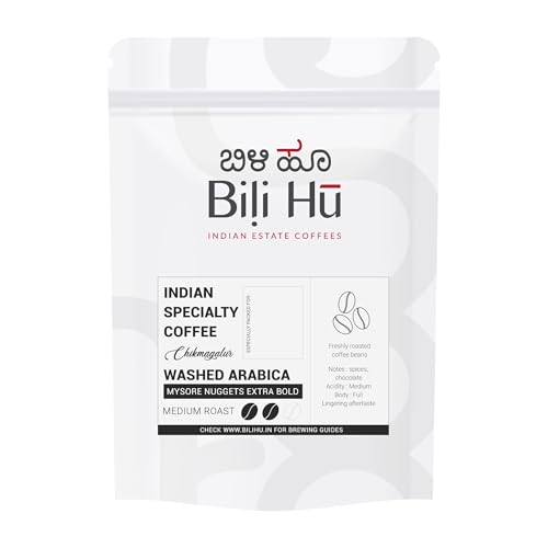 Bili Hu Coffees Powder from Mysore Nuggets Extra Bold, Medium Light Roasted Arabica Coffee, Traditional South-Indian Coffee Powder for Cold Brew (Pack of 1, 200 Gram) (B09MT5CW1C) Amazon Price History, Amazon Price Tracker