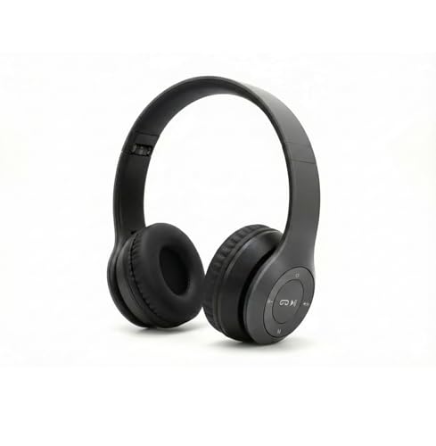 Image of Wireless Bluetooth Headphones with Deep Bass Sound, Foldable Design, Comfortable Cushioned Earpads, Built-in Mic for Music & Calls, Average Battery(1-3 Hours) Backup, Stylish Everyday Use
