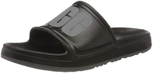 UGG Men's Wilcox Slide Sandal, Black, 10