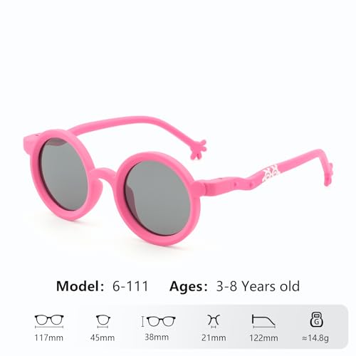 Image of EYEBUDDY Kids Toddler Sunglasses Age 2-4 /3-5 Boys Girls Polarized UV Protection Sun Glasses for Age 2-8