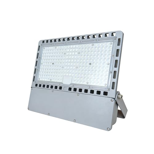 Dawumt 36000LM LED Flood Light Outdoor, 240W Stadium Lights with 6000K Daylight, IP65 Waterproof Industrial Lighting for Sports Fields, Parking Lots, Billboards, Warehouse, Garage